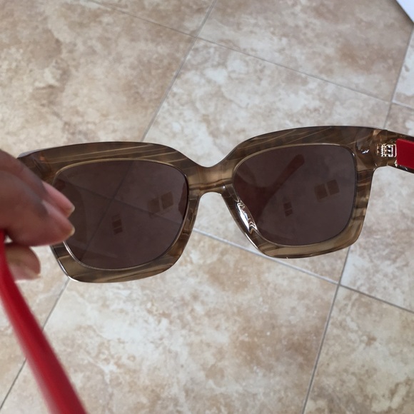 New Michael Kors Leopard Print Sunglasses - Picture 10 of 11